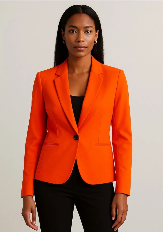 Worthington Bright Orange Blazer - Image 1 of 4