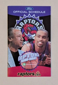 2000-01 Toronto Raptors Basketball Pocket Schedule NBA 🏀🏀 - Picture 1 of 2