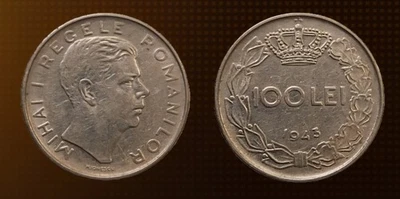 ROMANIA - 100 Lei 1943 - Mihai I - Image 1 of 3