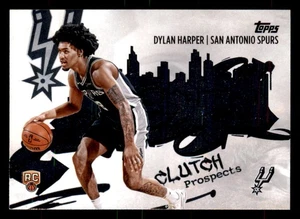 2025-26 Topps Clutch City Prospects #CC-2 Dylan Harper San Antonio Spurs RC - Picture 1 of 2
