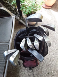 KNIGHT MAGNUM 16 * DI; WILSON AGGRESSOR F IRONS SET; PUTTER; G BAG; MEN R/H - Picture 1 of 13