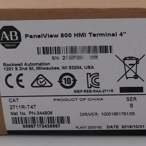 Factory Sealed Allen Bradley 2711R-T4T Ser B PanelView 800 4-inch HMI Terminal - Picture 1 of 3