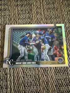 2025 Topps Series 2 - Checklist "WE ALL WIN" KC ROYALS #436 Rainbow Foilboard - Picture 1 of 2
