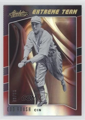 2021 Panini Absolute Extreme Team Spectrum Red /99 Edd Roush #ET-1 HOF - Image 1 of 2