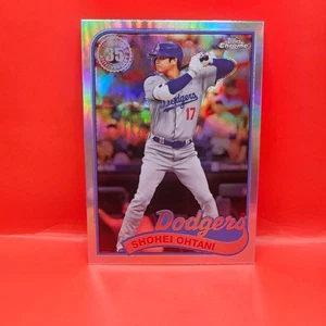2024 TOPPS CHROME #89CB-5 SHOHEI OHTANI 35TH ANNIVERSARY REFRACTOR LA DODGERS - Bild 1 von 3