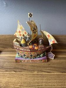 Heartwood Creek 2005 Jim Shore por ENESCO Buscando Esperanza, Recompensa y Alegría Barco Grande - Imagen 1 de 6