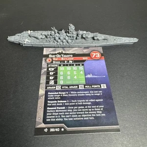 Axis Allies War at Sea SURFACE ACTION Sho-Go Yamato 38/40 with card - Picture 1 of 1