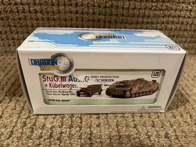Dragon Armor 1:72 StuG III Ausf G w/Kubelwagen 'Das Reich' Kursk 1943, No. 60409 - Image 1 of 4