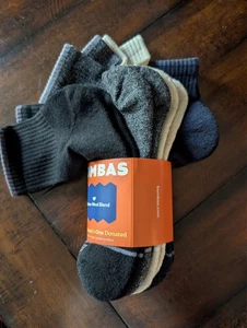 New Bombas Womens Merino Wool Blend Quarter 4pk  Size Large 4 pack FREE SHIPPING - Picture 1 of 2