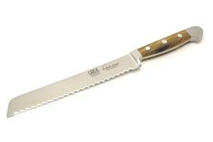 Güde Alpha Fasseiche Beidhänder Brotmesser mit Sägeschliff beidseitig - 21 cm - Bild 1 von 2
