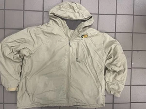 Bass Pro Shops Softshell Fleece Lined Khaki Fishing Jacket Sz Xxl Discolored - Picture 1 of 7