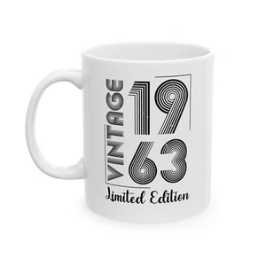 Vintage 1963 Birthday Gift Novelty Mug Awesome Coffee Cup - Picture 1 of 9