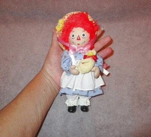 Llave de latón trapo Ann cachorro amor muñeca porcelana hilo pelo mejores amigos perro bebé - Imagen 1 de 11