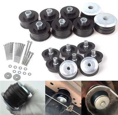 Body Cab Mount Bushing Kit For 08-16 Ford F250 F350 Super Duty 2WD 4WD KF04060BK - Image 1 of 4