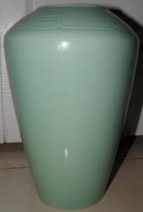 Mid Century Modern Celadon Arita Sculptura Porcelain Vase 11"h Japan Buy It Now - Picture 1 of 12
