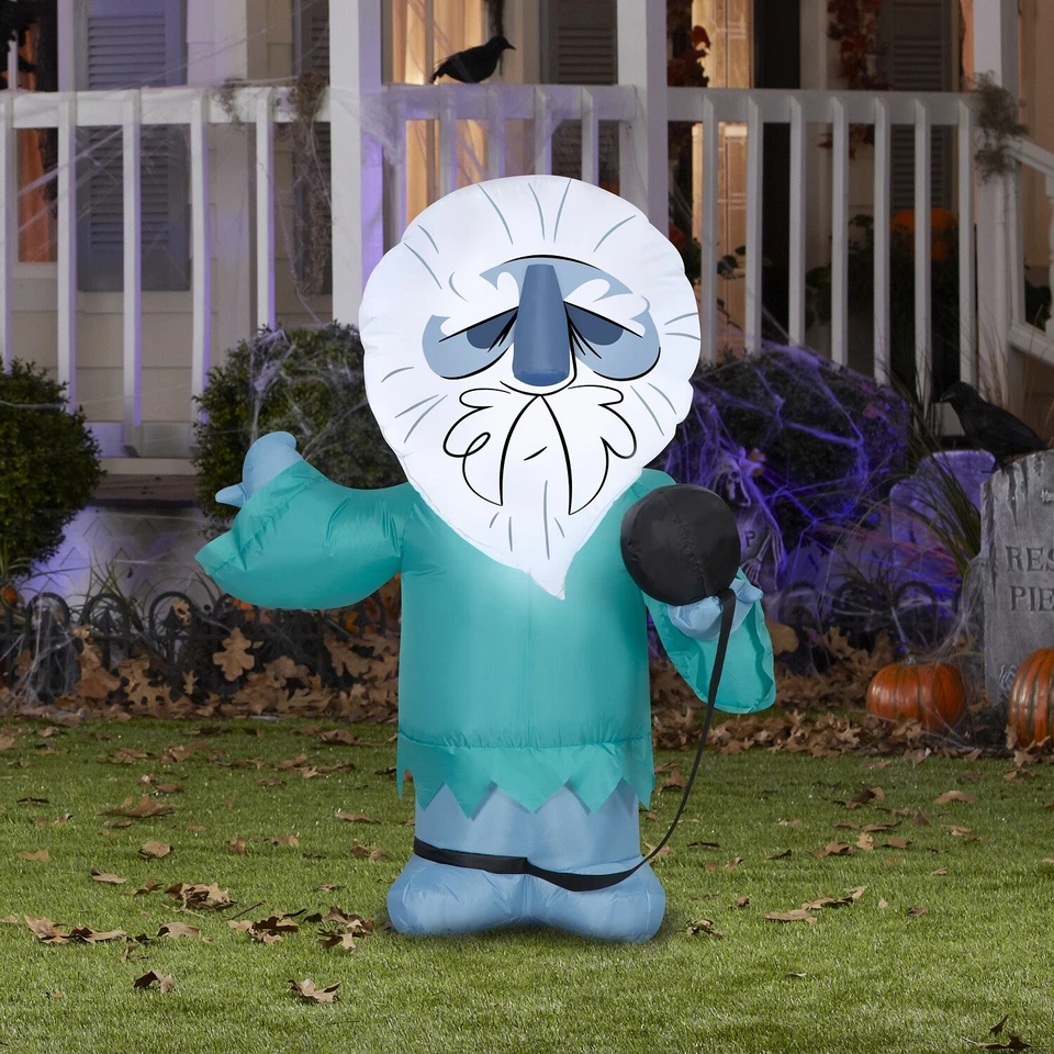 Mansión embrujada de Disney para hacer autostop fantasmas soplados por aire decoración de Halloween inflable Foto 1 de 3