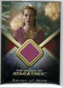 THE WOMEN OF STAR TREK 2010 WCC23 JERI RYAN AS SEVEN OF NINE COSTUME PINK VAR - Picture 1 of 3