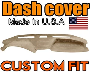 fits 1987-1991  FORD F150  F250  F350  DASH COVER MAT DASHBOARD PAD /   BEIGE - Foto 1 di 5