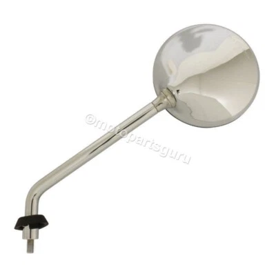CM027707 OEM Left LH Side Rearview Mirror Chrome Vespa GT200 GTS250 GTS300 Super - Image 1 of 2