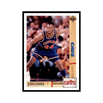 1991 Upper Deck Gerald Paddio Basketball Cards #230 - Image 1 of 3