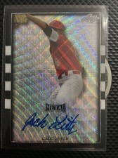 Jack Leiter 2018 Leaf Metal Black Wave 1/1 Autograph perfect game All-American.