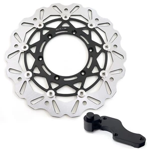 Supermoto Oversize Brake Rotor 320mm + Bracket FOR Suzuki DRZ400E DRZ400S 00-08 - Picture 1 of 9