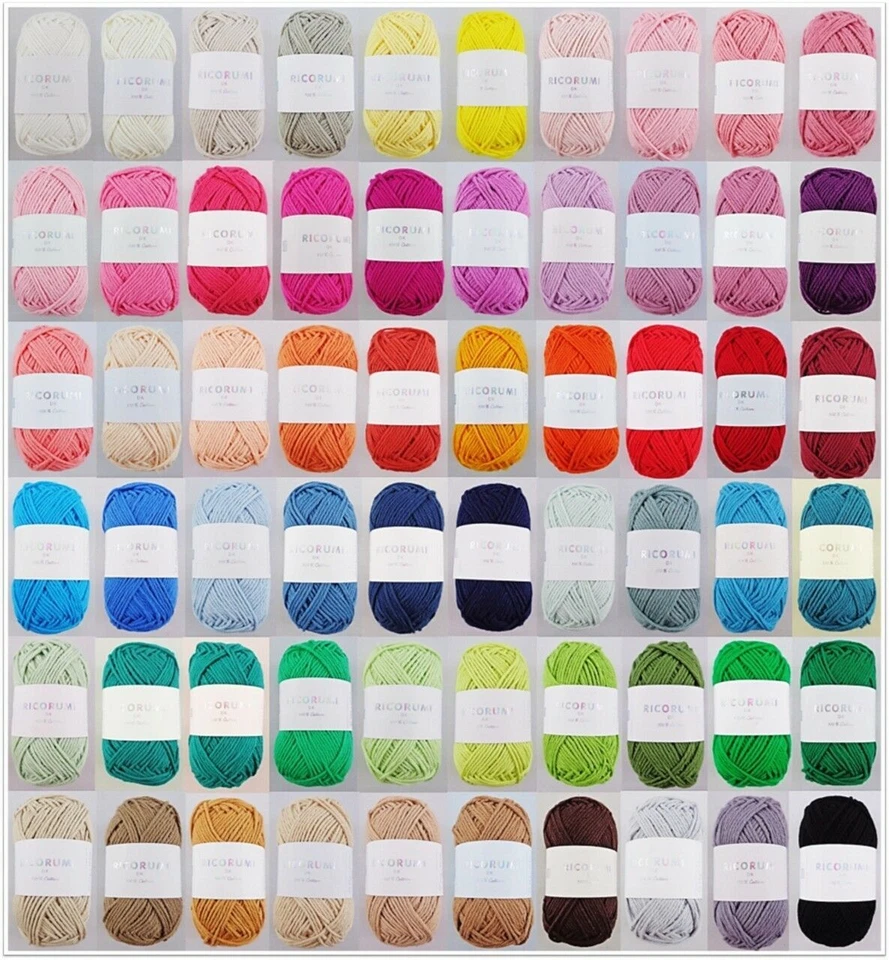 25g Rico Ricorumi dk Baumwolle Amigurumi Wolle Häkeln Stricken GP 51,60 €/1kg - Bild 1 von 1
