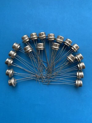20 pcs. MP16B (MП16Б) PNP GERMANIUM TRANSISTOR  0,2W  0,05A~2N404 - Image 1 of 4