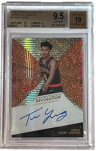 2018-19 Revolution Trae Young Rookie RC Auto Autograph #5 BGS 9.5/10 GEM MINT - Picture 1 of 2