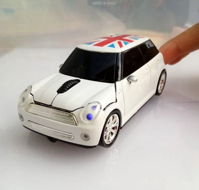 3D Cordless 2.4Ghz Mini Cooper Car USB Optical Wireless Mouse PC Laptop MAC Mice - Image 1 of 4
