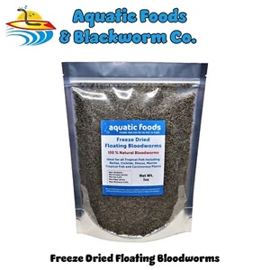 5oz Bloodworms Freeze Dried Grade "A" Bloodworms All Tropicals, Carnivore Plants - Picture 1 of 5