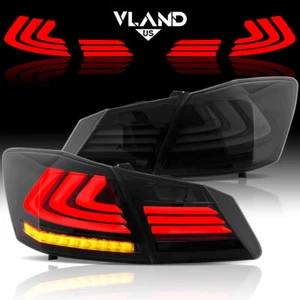 2*Luces traseras LED VLAND AHUMADAS para Honda Accord 2013-2015 sedán luces de freno traseras - Imagen 1 de 14