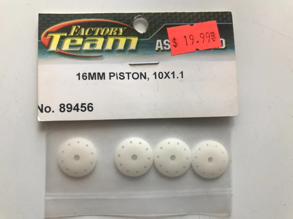 Team Associated 16mm Piston, 10x1.1 #89456 - Image 1 of 1