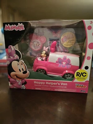Jada Toys Disney Junior Minnie Mouse Happy Helper's Van RC/Radio Control Toy Ve - Image 1 of 4