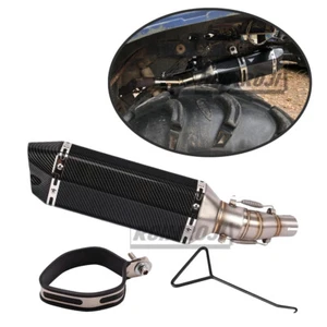 Exhaust Dual Outlet Muffler Pipe For Kawasaki Ninja 250 250R EX250 Z300 2008-18 - Picture 1 of 6
