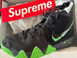 Nike Kyrie 4 ‘Halloween’ GS Size 7Y US Black/Rage Green AA2897-012 FREE SHIPPING - Picture 1 of 14