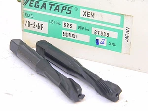 NUEVO (2) VEGATAPS (JAPÓN) HSS ESPIRAL FLAUTA TAPÓN GRIFO MANUAL 3/8-25NF GH4 - Imagen 1 de 4