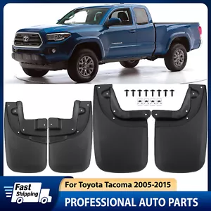 4pcs Mud Flaps Splash Guards for Toyota Tacoma 2005-2015 Pickup w/Fender Flares - Bild 1 von 14