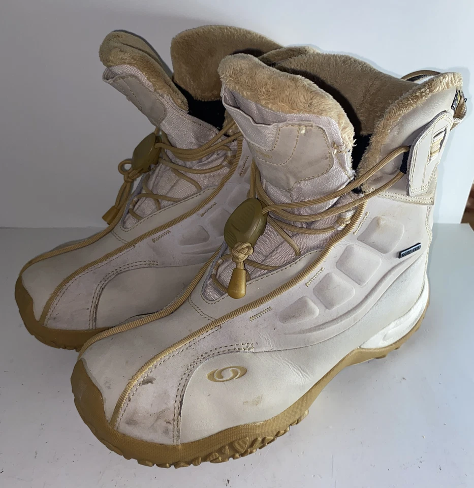 Salomon Women's Size 8 1/2 Thinsulate Ultra GTX Gore Tex Tan Boots - Image 1 of 4