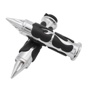 1" 7/8" Inch Motorcycle Handle Bar Hand Grips For Harley Honda Yamaha Kawasaki - Bild 1 von 5
