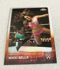 2015 Topps Chrome WWE Diva Refractor #50 Nikki Bella