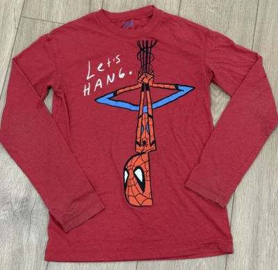 Spider-Man Lets Hang Marvel x Artist Collaboration Series Long Sleeve T Shirt - Image 1 of 4