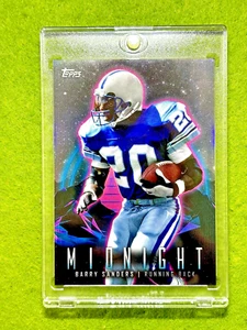 Barry Sanders REFRACTOR Midnight PRIZM CARD Jersey#20 LIONS 2023 Topps Composite - Picture 1 of 24