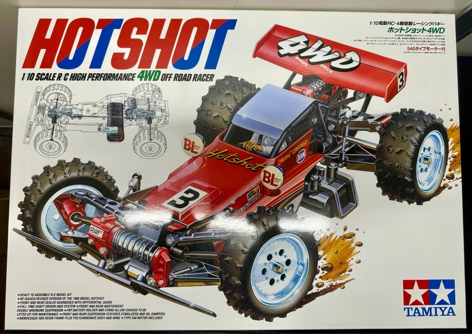 Tamiya Hotshot 1/10 4WD Off-Road Buggy Kit (Re-Release) TAM58391-60A
