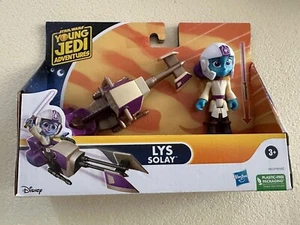 Star Wars Young Jedi Adventures - Lys Solay figure, lightsaber and Speeder Bike - Picture 1 of 5