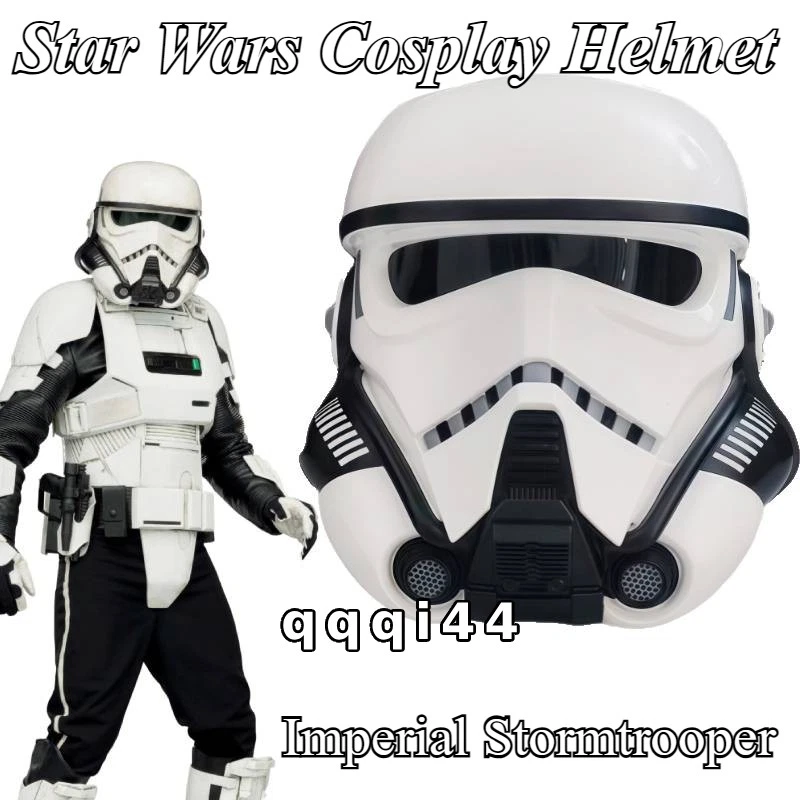 Star Wars Imperial Stormtrooper Cosplay Casco Halloween Resina Máscara Facial Completa Foto 1 de 4