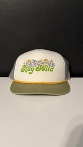 Stay Wild Wildflower Baseball Hat Cap Trek Light Gear Trucker Style Hat - Picture 1 of 4