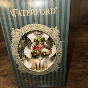 Waterford SCHNEEMANN Glas Weihnachtsschmuck selten - Bild 1 von 4