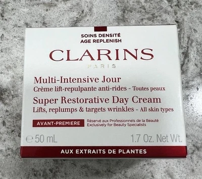 Clarins Multi-Active Jour, crema de día súper restauradora, 1,7 oz, nueva en caja, sellada Foto 1 de 2