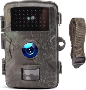 APEMAN Mini Wildkamera 16MP 1080P wasserdicht nach IP66 mit 16 GB SD-Karte 85... - Photo 1/1